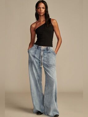 Lucky Brand Patch Pocket Pull On Jean- XL